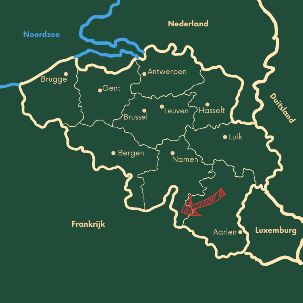 Kaart België Kaart België